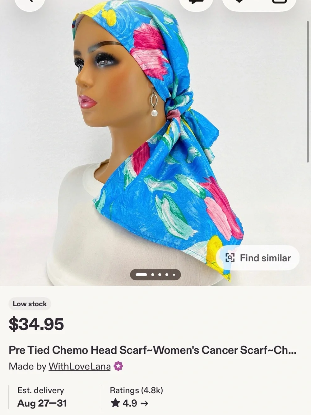 Chemo scarf